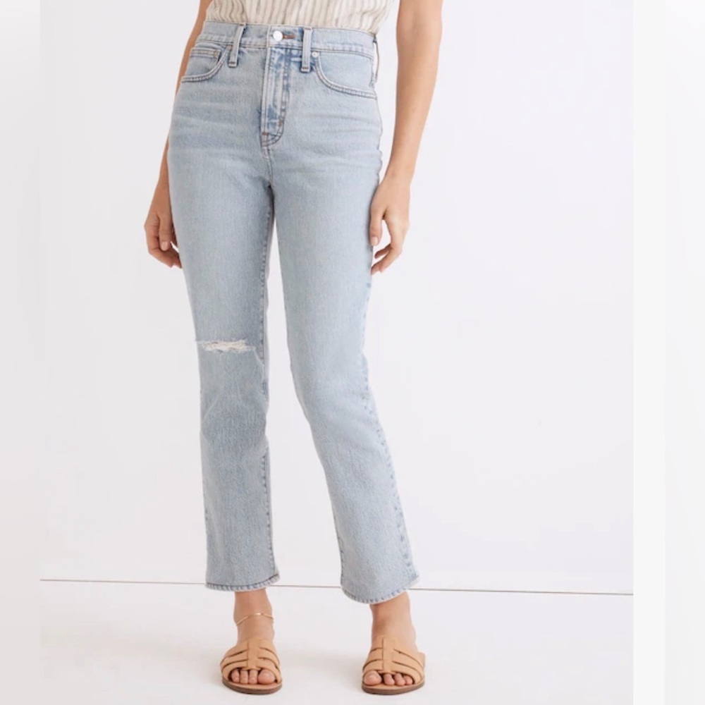 Madewell The Perfect Vintage Crop Jeans in Sudbury Wash